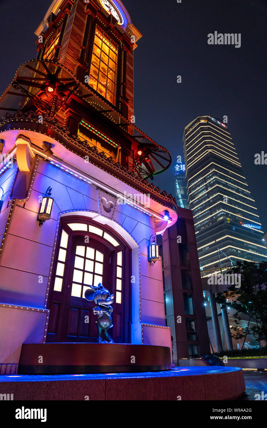 The Mickey Mouse Clock At The Shanghai Disney Store In Pudong China On The East Side Of The Bund Stock Photo Alamy The Mickey Mouse Clock At The Shanghai Disney Store In Pudong China On The East Side Of The Bund Stock Photo Alamy