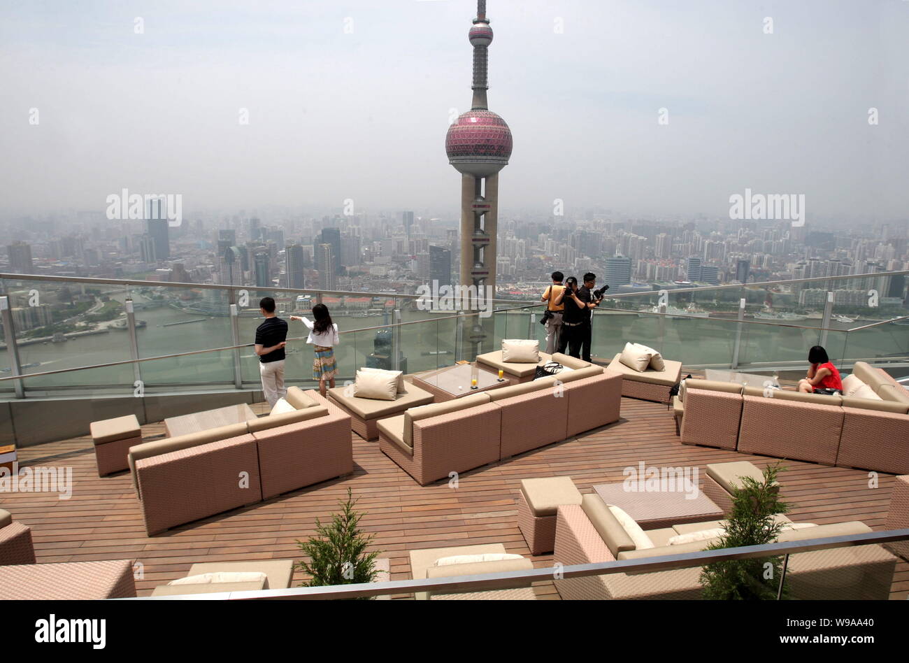 Rooftop cityscape shanghai hi-res stock photography and images - Alamy