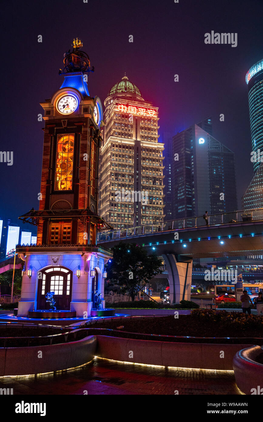 The Mickey Mouse Clock At The Shanghai Disney Store In Pudong China On The East Side Of The Bund Stock Photo Alamy The Mickey Mouse Clock At The Shanghai Disney Store In Pudong China On The East Side Of The Bund Stock Photo Alamy