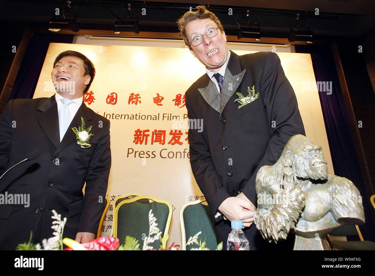 Hong Kong film director Stanley Tong, left, and filmmaker Richard
