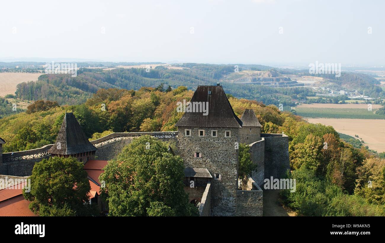 Medieval European Stone Wall Castle This Is Castle Helfstyn In Central Moravia Czech Republic Stock Photo Alamy