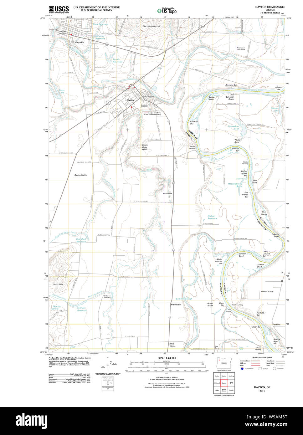 Map of dayton hires stock photography and images Alamy