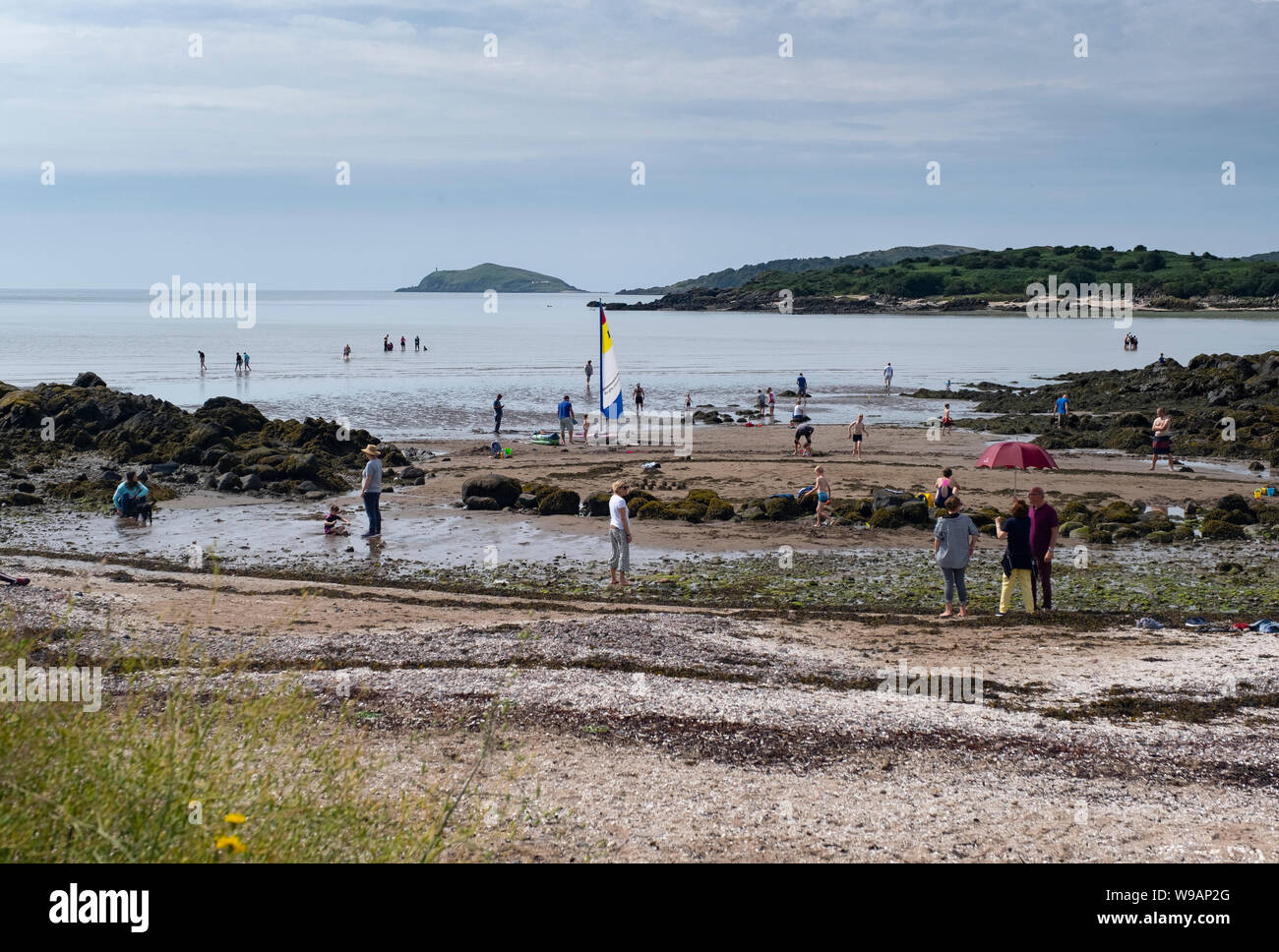 A view of the bay and village of Rockcliffe in Dumfries and Galloway
