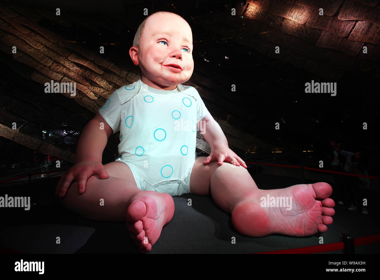 Giant baby robot spain pavilion hi-res stock photography and images - Alamy