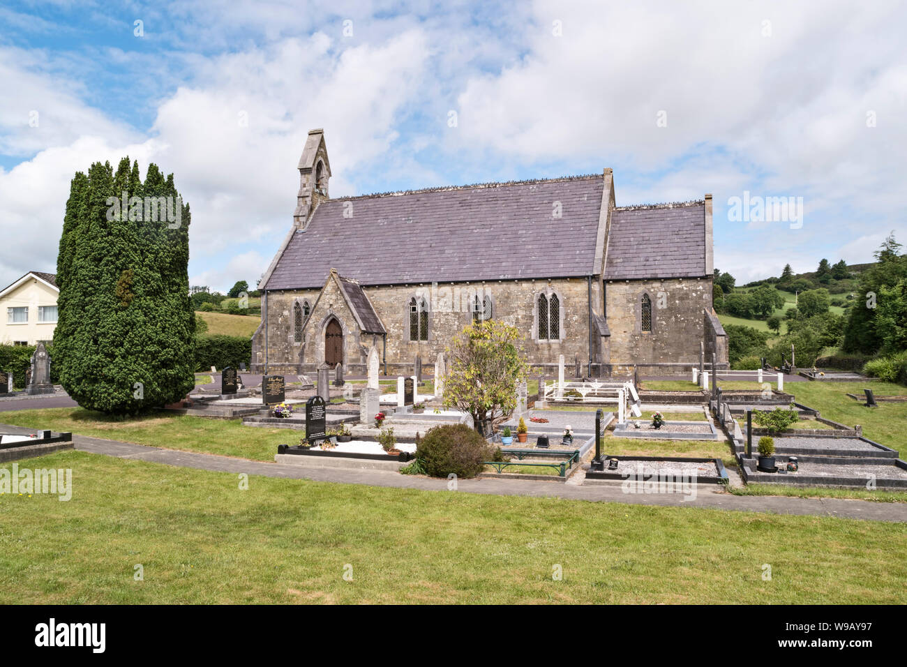 An old St.Matthew Church and graveyard in Drimoleague,County Cork