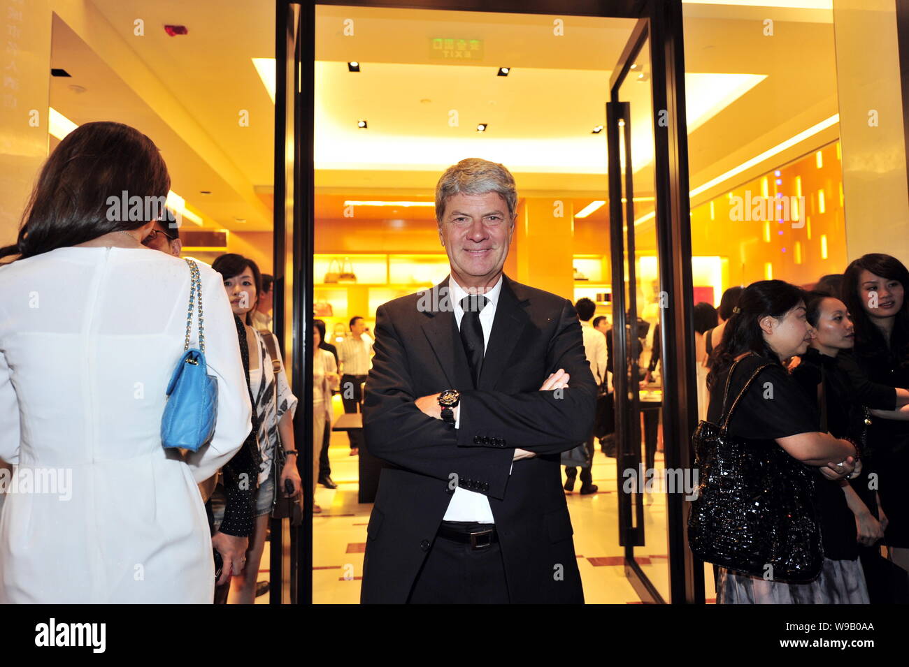 Yves Carcelle, Chairman and CEO of Louis Vuitton, is seen during