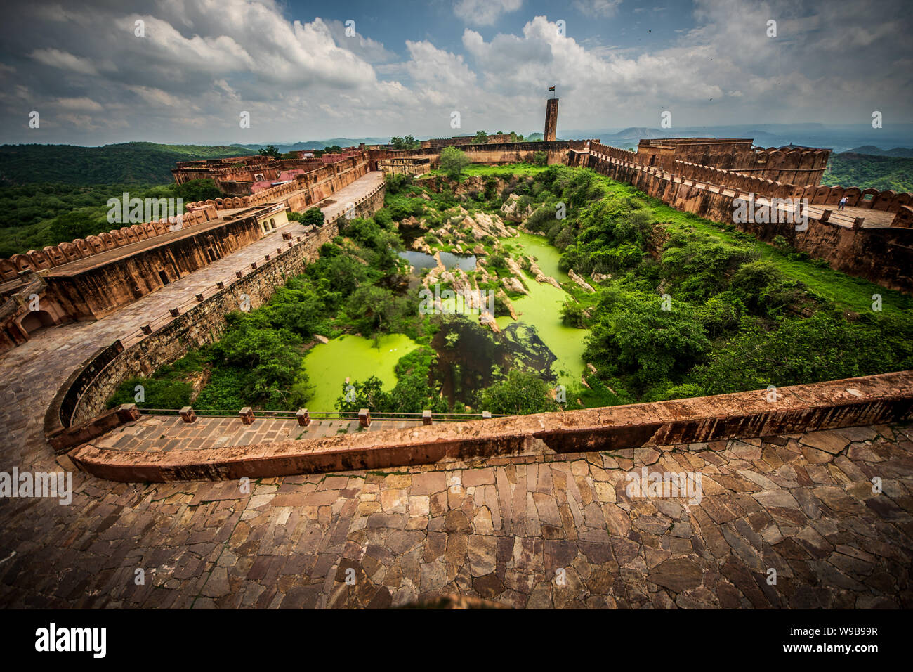 Jaigarh Fort heritage tourist destination in jaipur Stock Photo - Alamy