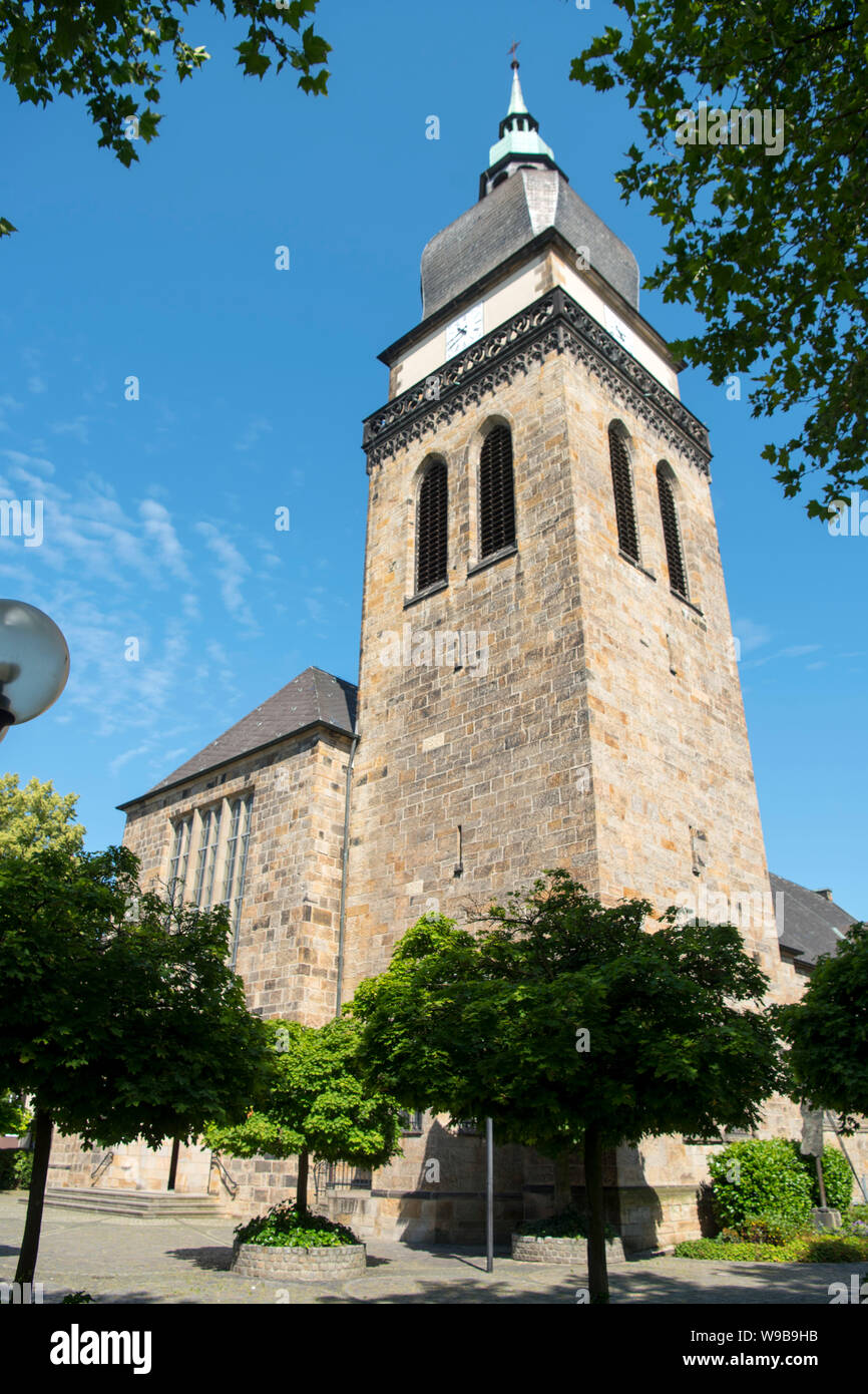 Deutschland, Ruhrgebiet, Kreis Recklinghausen, Datteln, Pfarrkirche St. Amadeus Stock Photo
