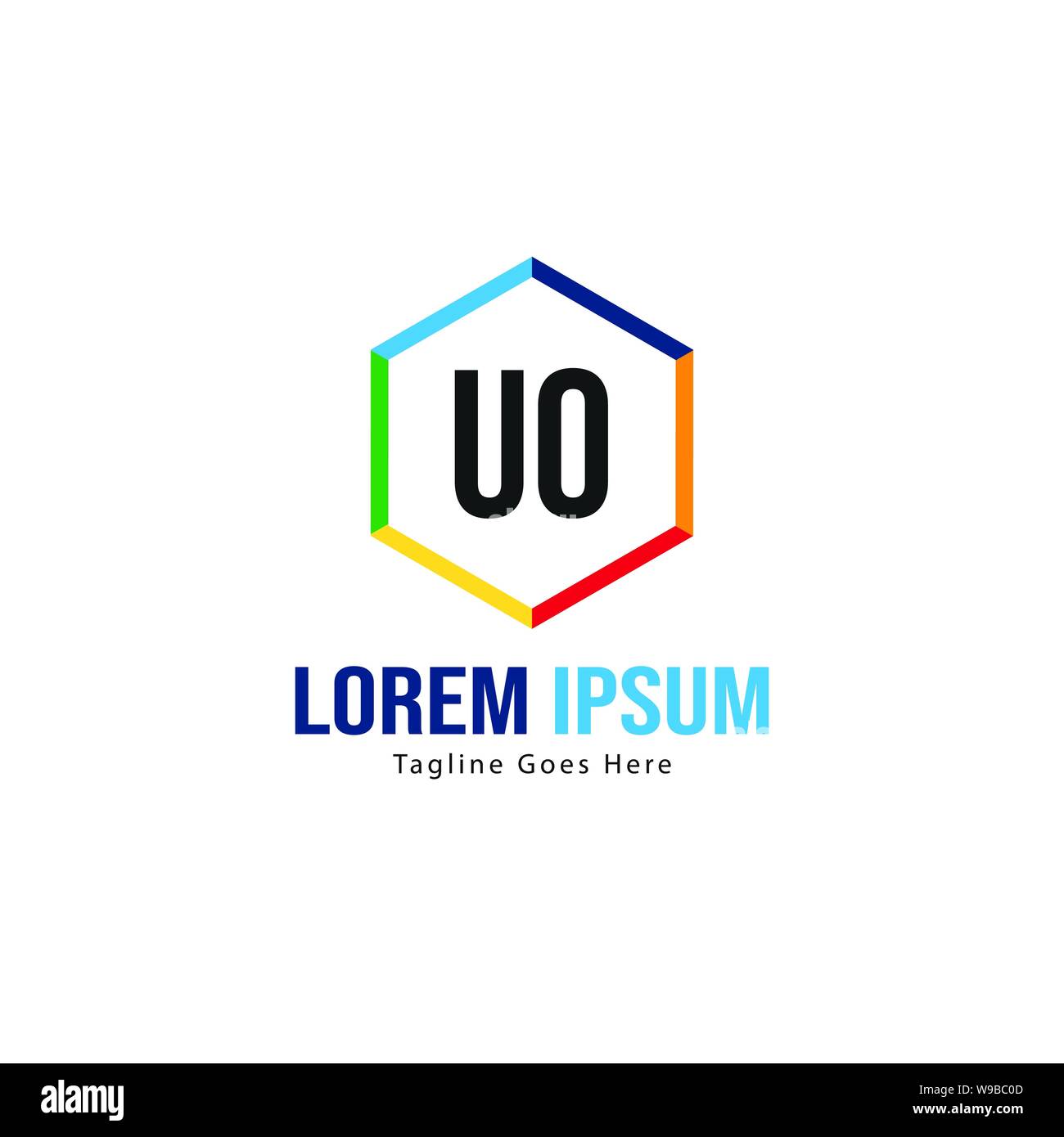 Uo logo vector vectors Stock Vector Images - Alamy