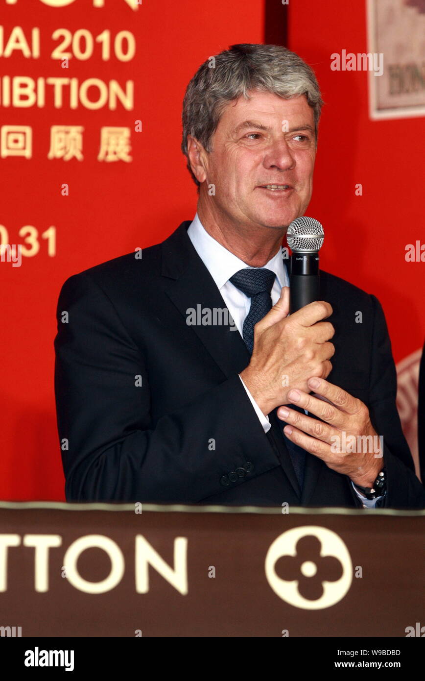 Yves Carcelle, Chairman and CEO of Louis Vuitton, and Chinese
