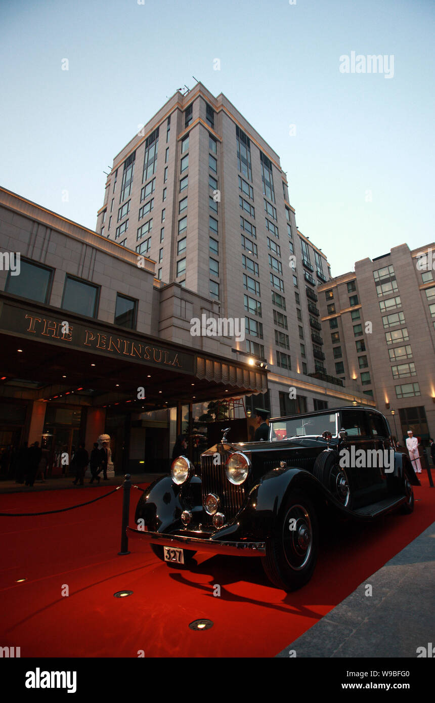 The Peninsula Shanghai Stock Photos The Peninsula Shanghai - 