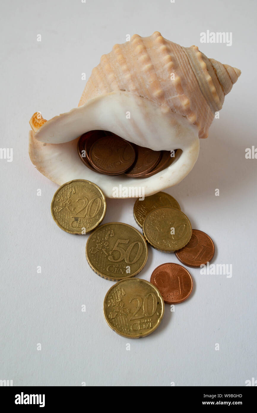 Pay With Shells Kid sea shells hi-res stock photography and images - Alamy