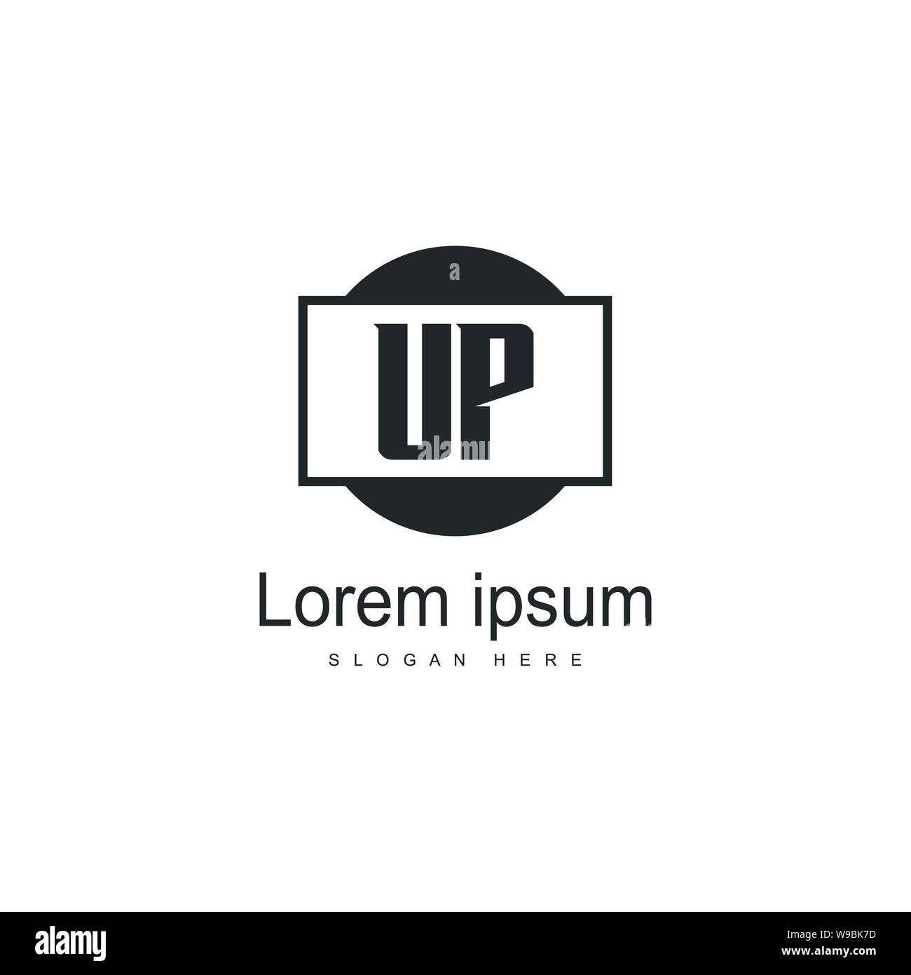 UP Letter Logo Design. Creative Modern UP Letters Icon Illustration ...