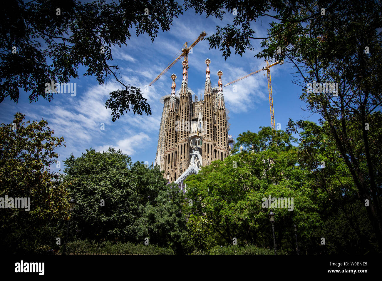 Sagrada Familia Cathedral Barcelona Stock Photo Alamy
