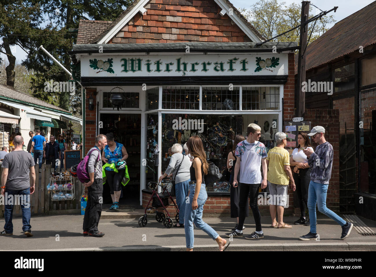 Burley village, situated within the New Forest, famous for its history