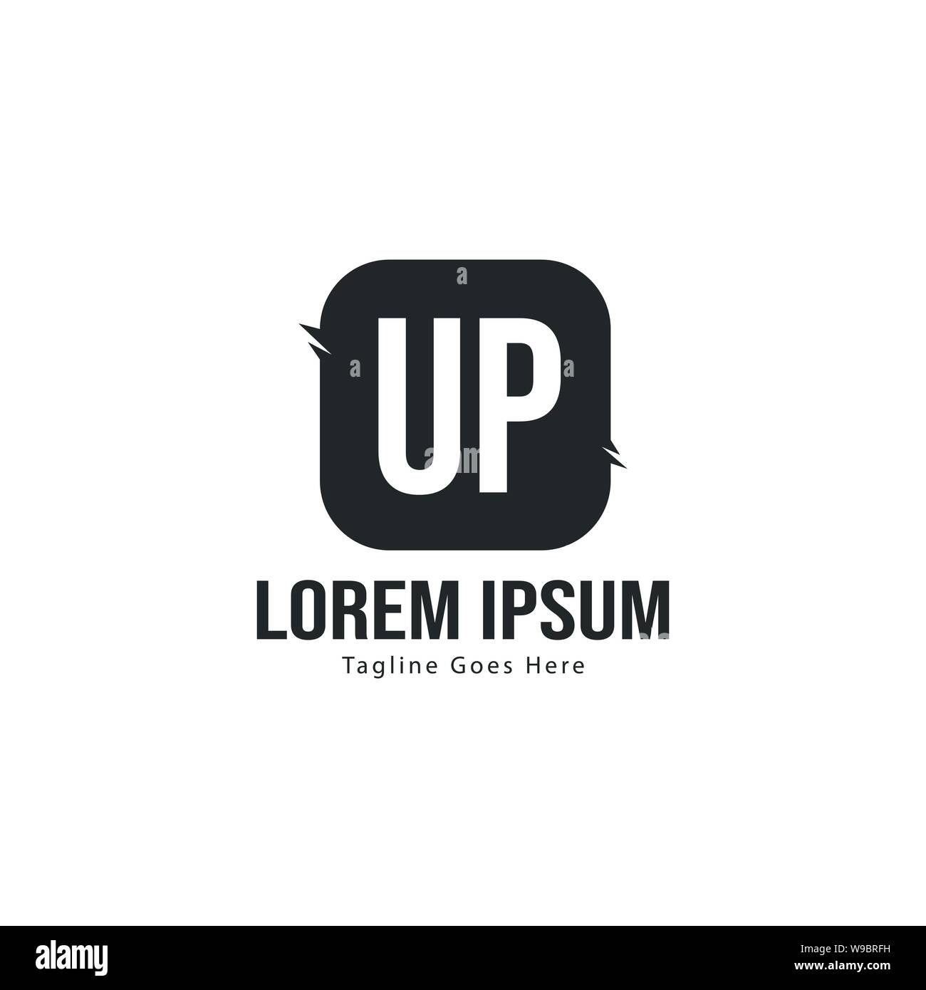 UP Letter Logo Design. Creative Modern UP Letters Icon Illustration ...
