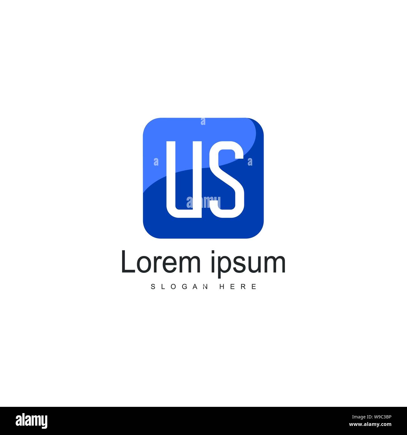 As letter logo design creative icon modern Vector Image