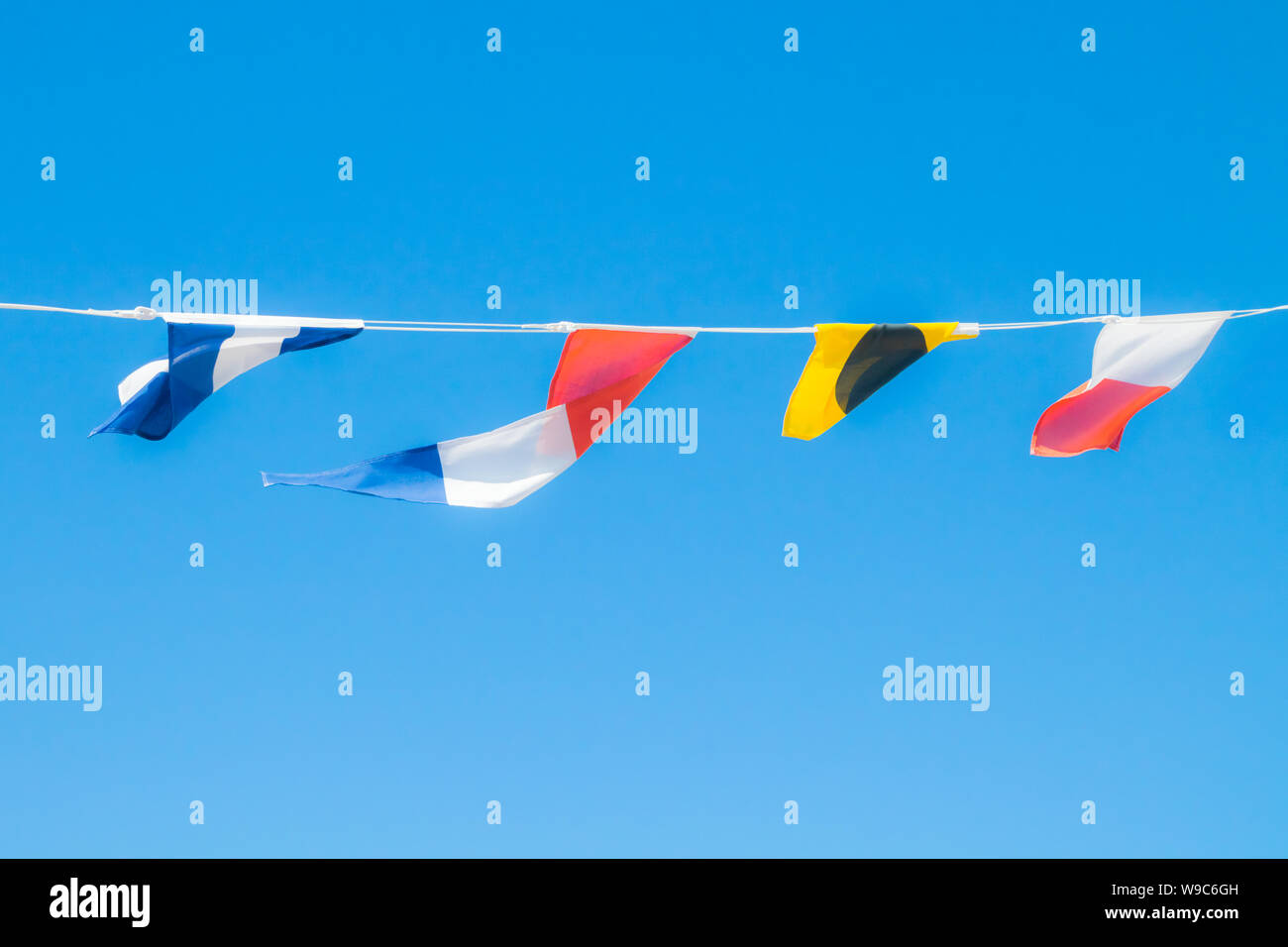 Nautical flag yellow and black hires stock photography and images Alamy