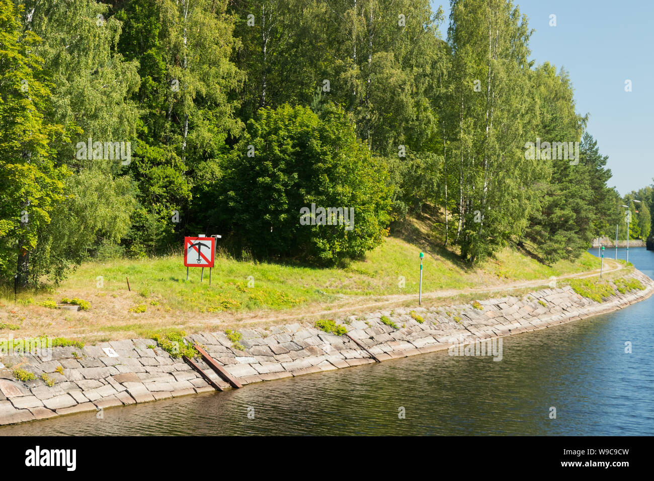 The Saimaa Canal at summer, Lappeenranta, Finland Stock Photo - Alamy