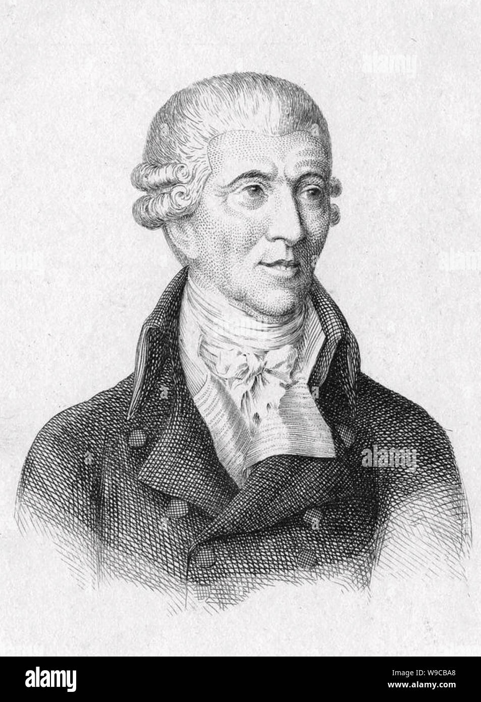 JOSEPH HAYDN (1732-1809) Austrian Classical composer Stock Photo