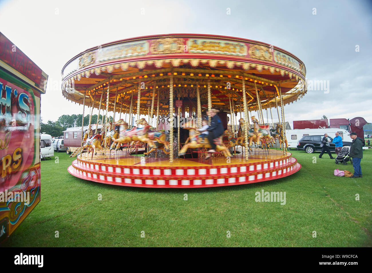 Ashley's Steam Driven Gallopers at the Driffield Steam Rally, East