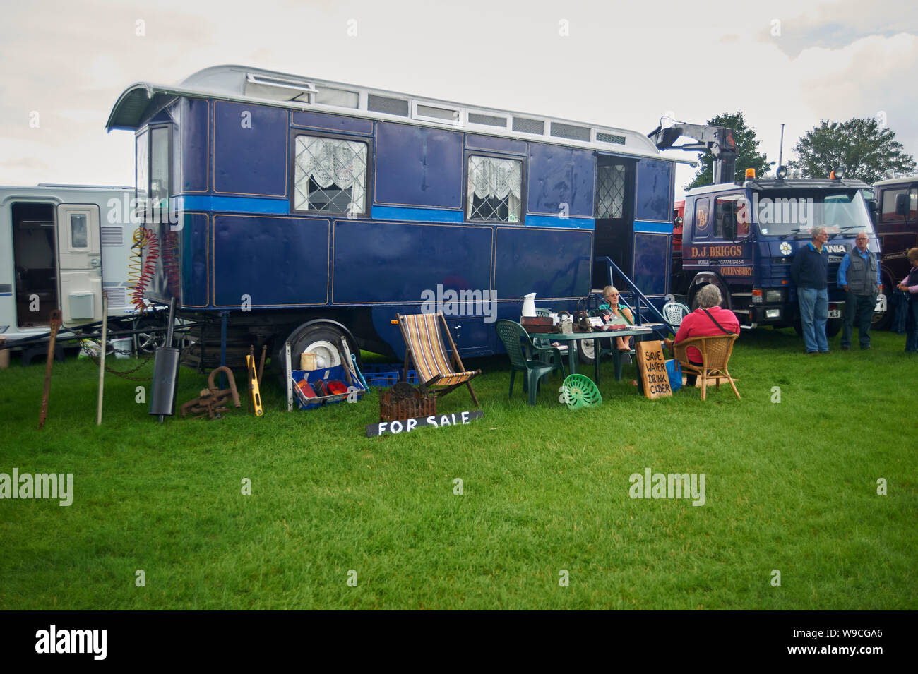 Showmans Caravan at the Driffield Steam Rally East Yorkshire, UK, GB. Stock Photo