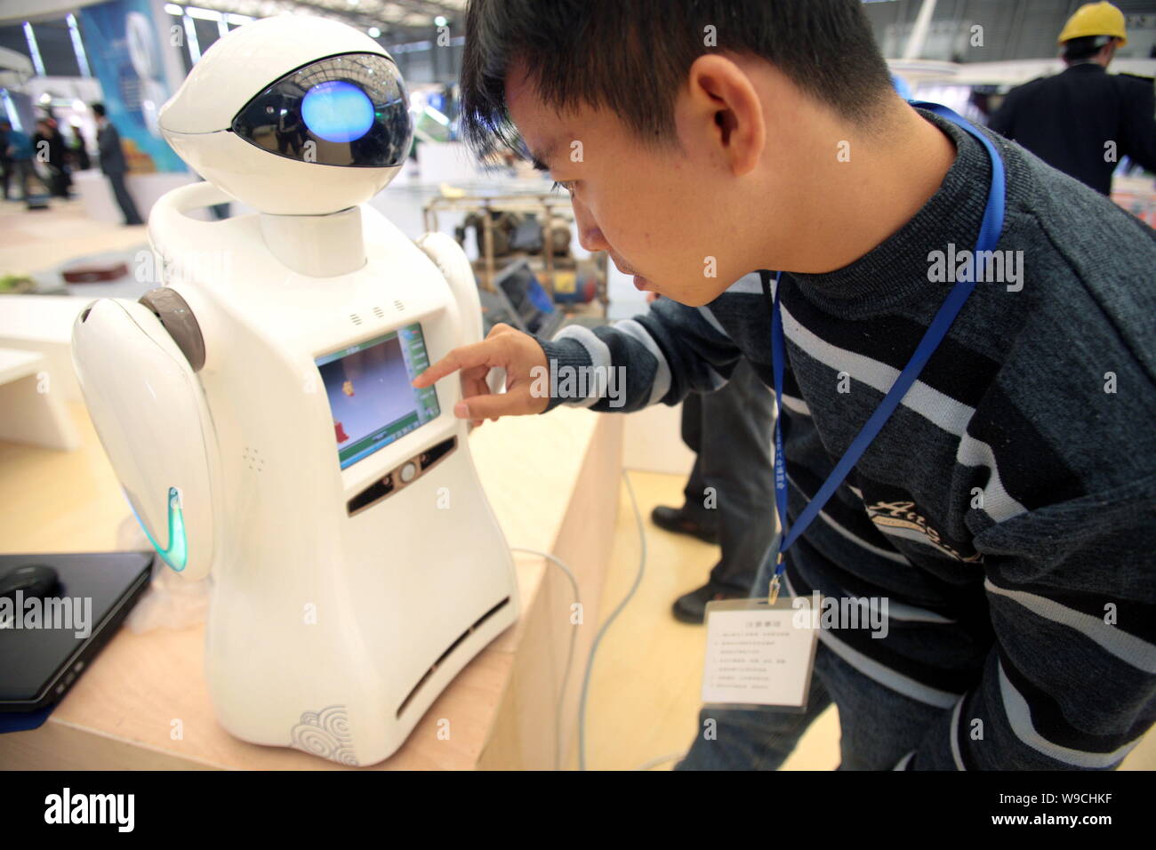 Robots Doing Test Man tests hi-res stock photography and images - Alamy