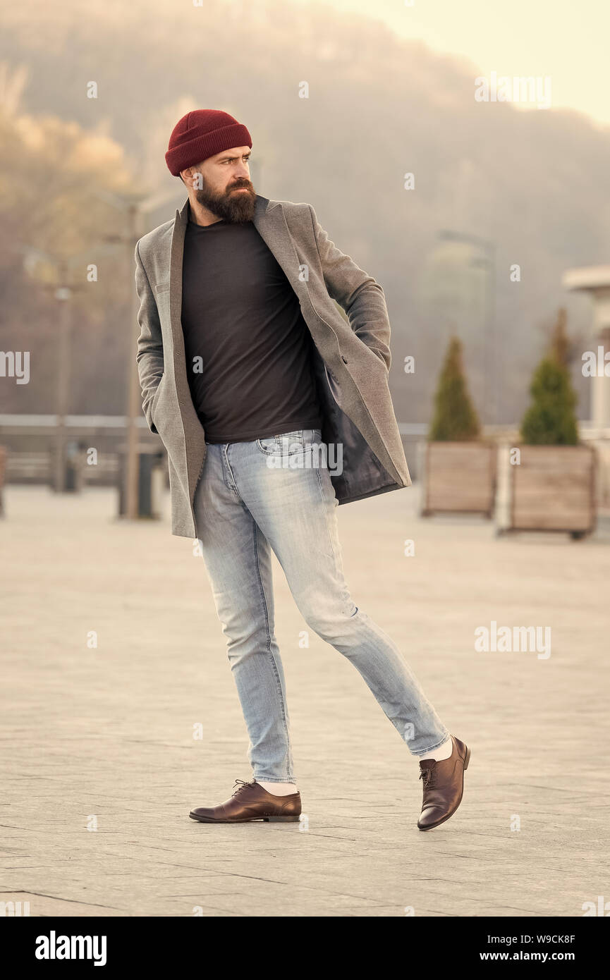 Hipster sport shop coat