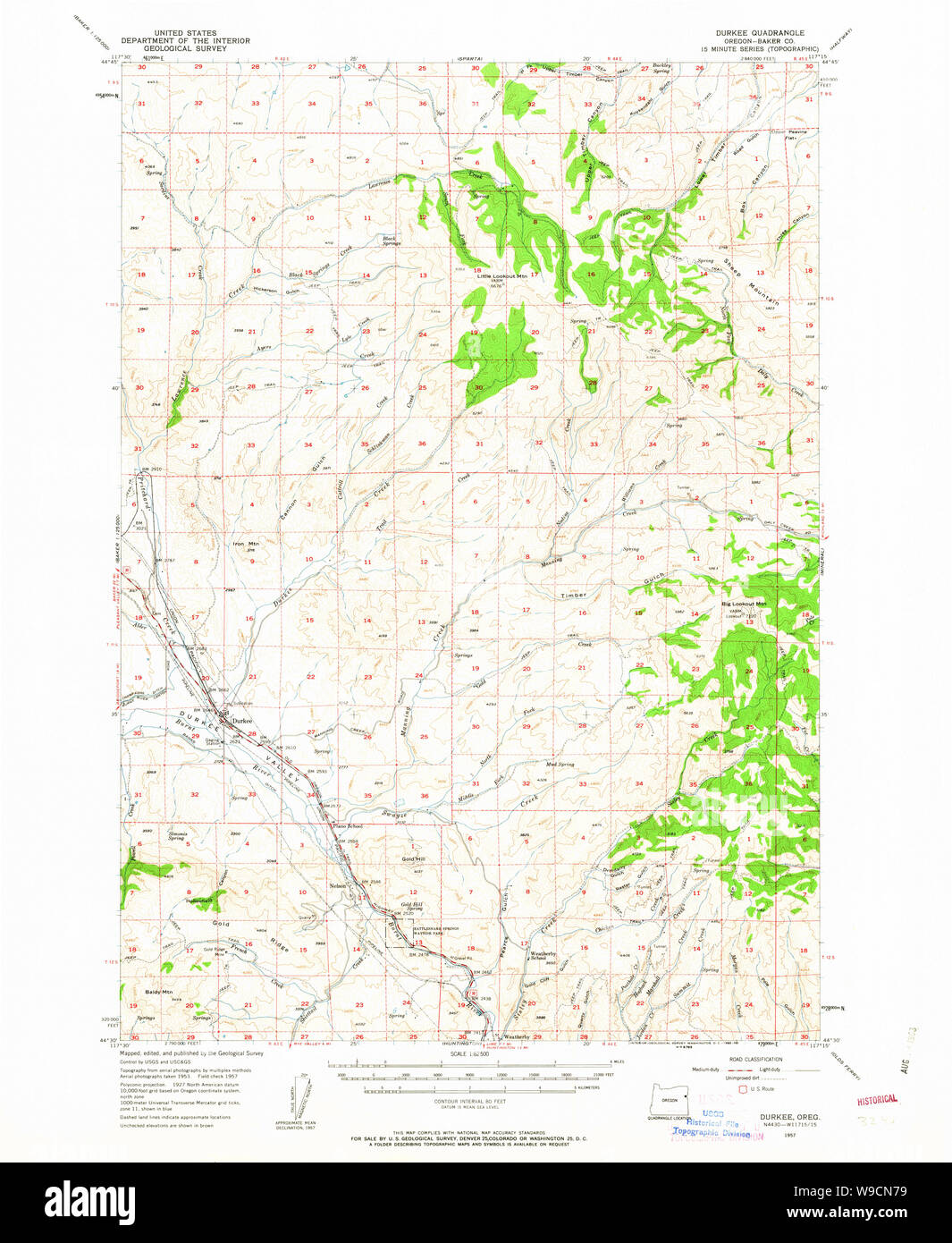 Map of durkee oregon hires stock photography and images Alamy