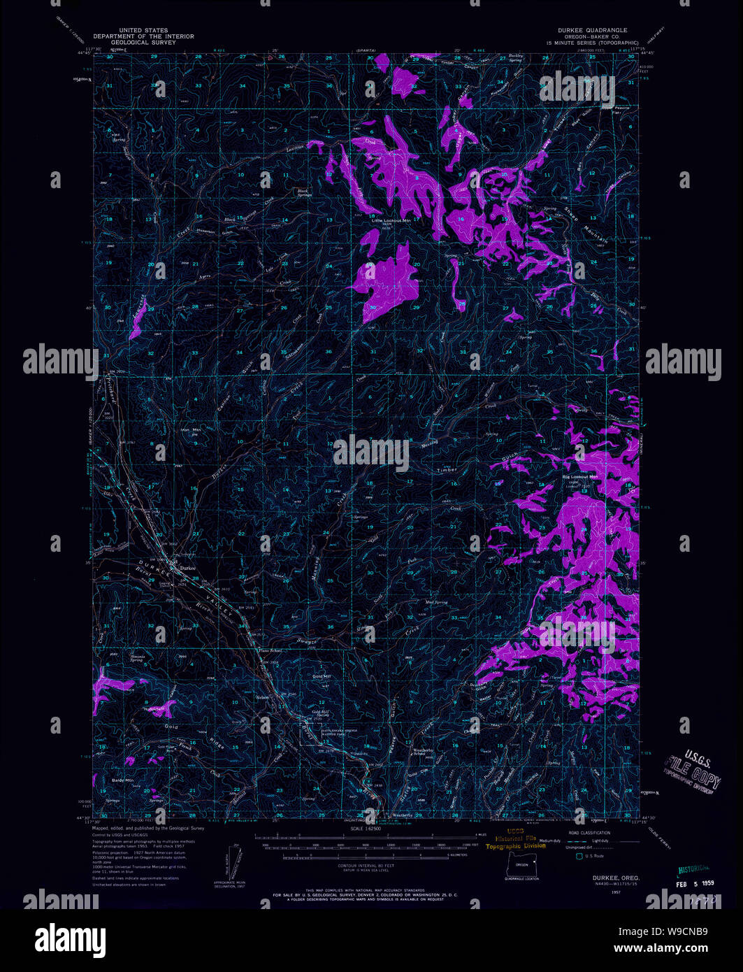 Map of durkee oregon hires stock photography and images Alamy