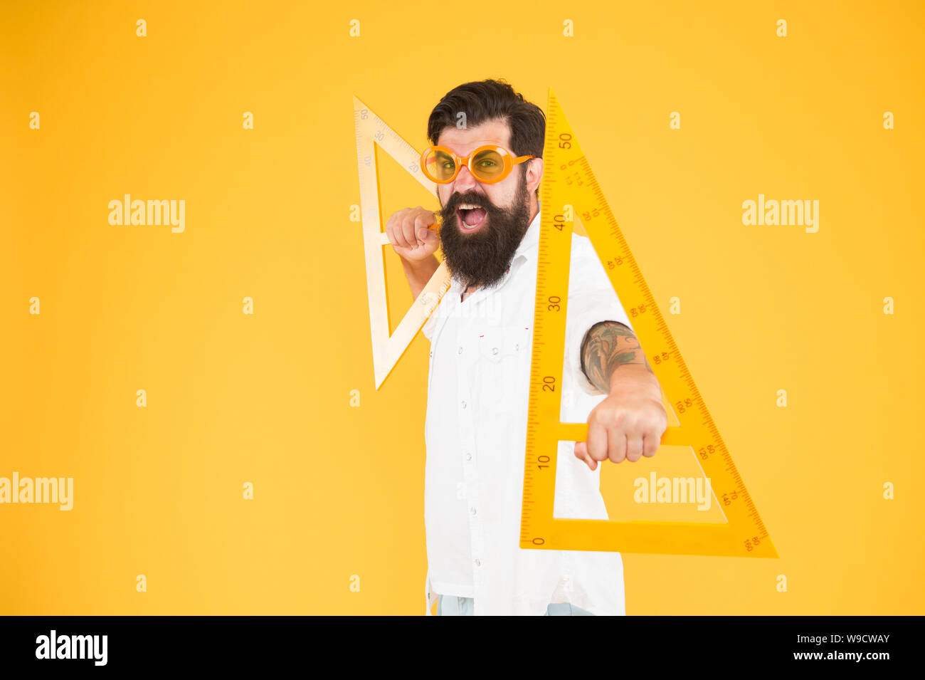 Student using ruler hi-res stock photography and images - Alamy
