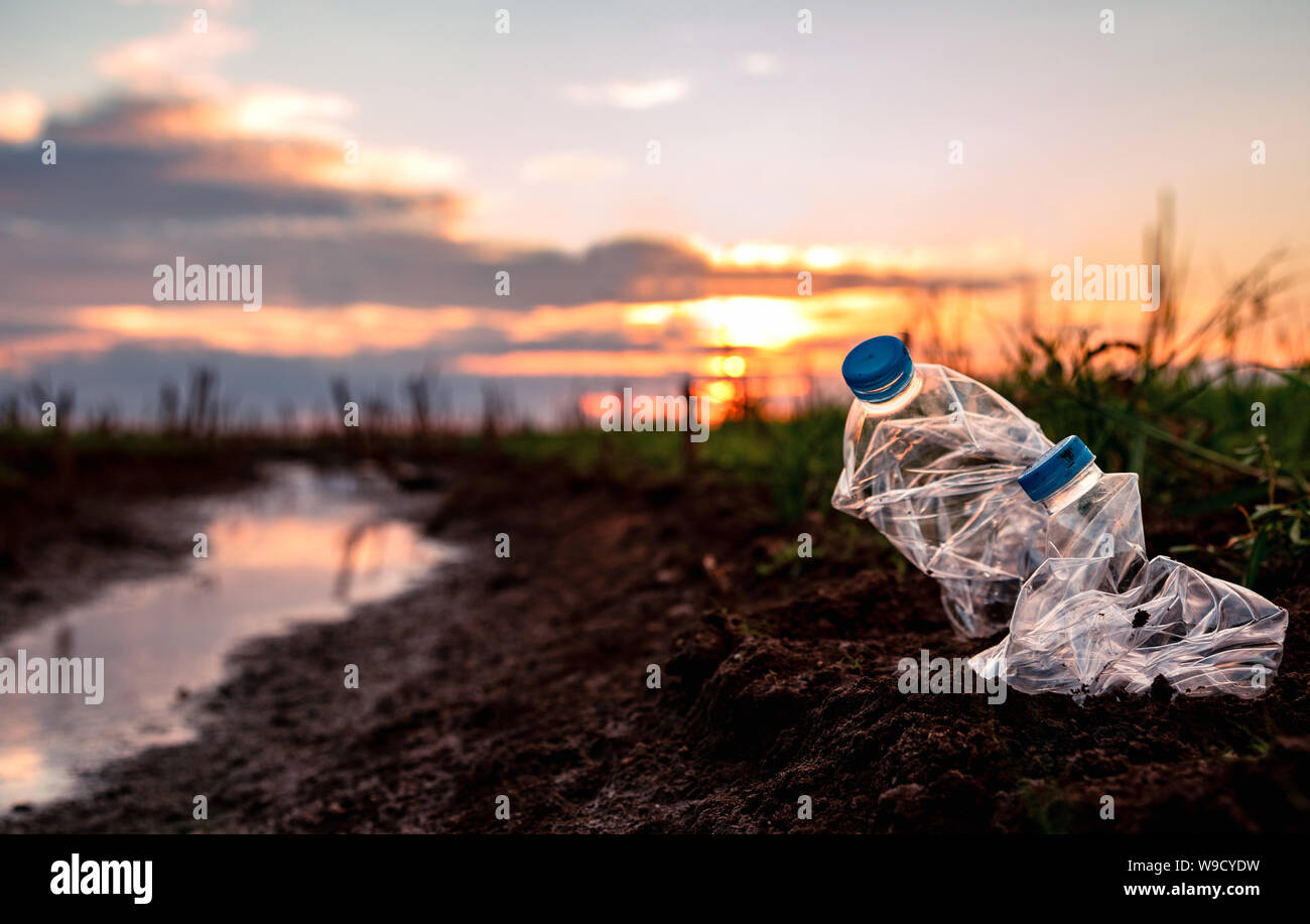 Environmental & Plastic Awareness. World Environment Day concept. Save earth save life. Stock Photo