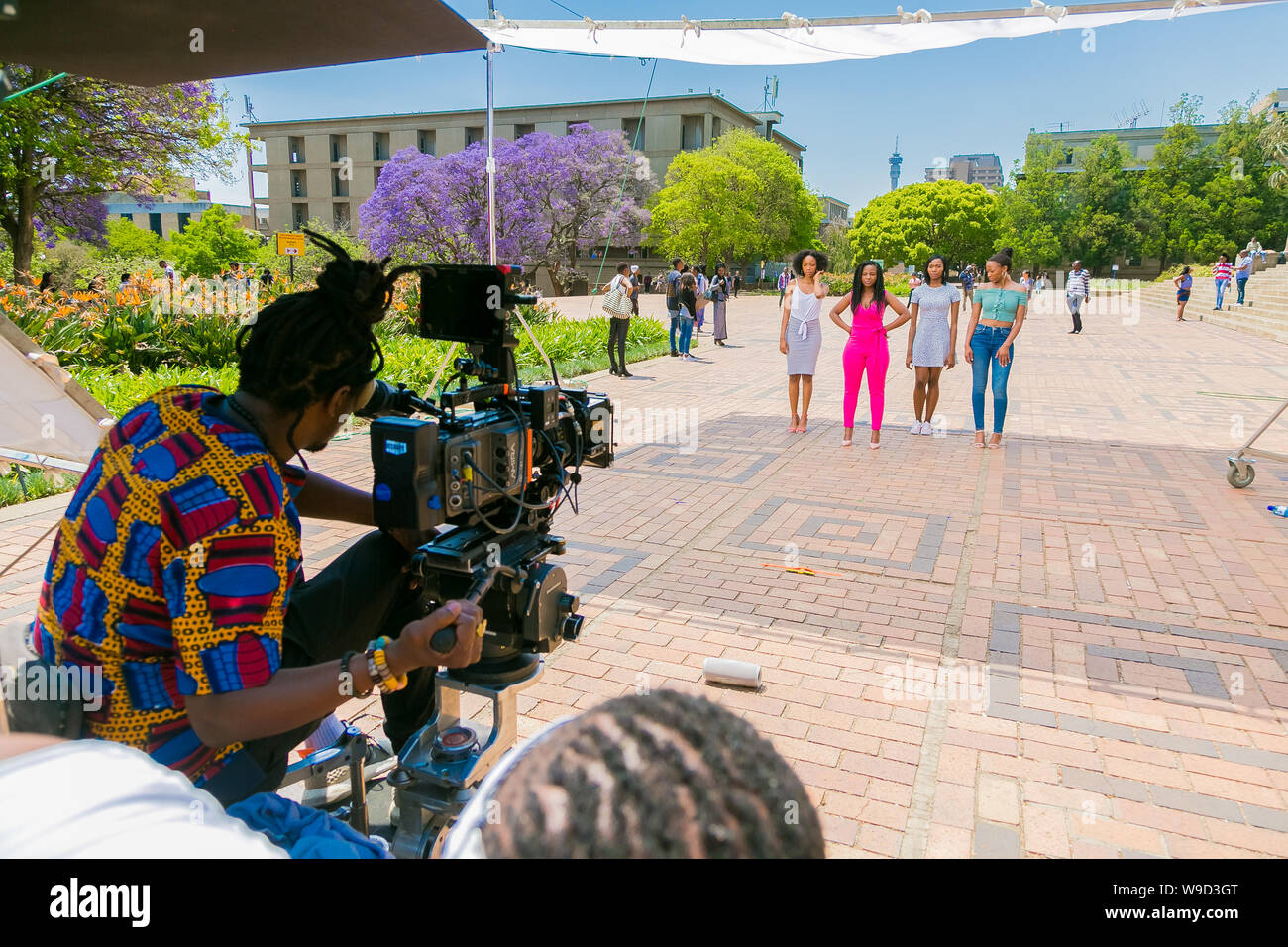 Johannesburg, South Africa October 09 2018 Behind the scenes of a