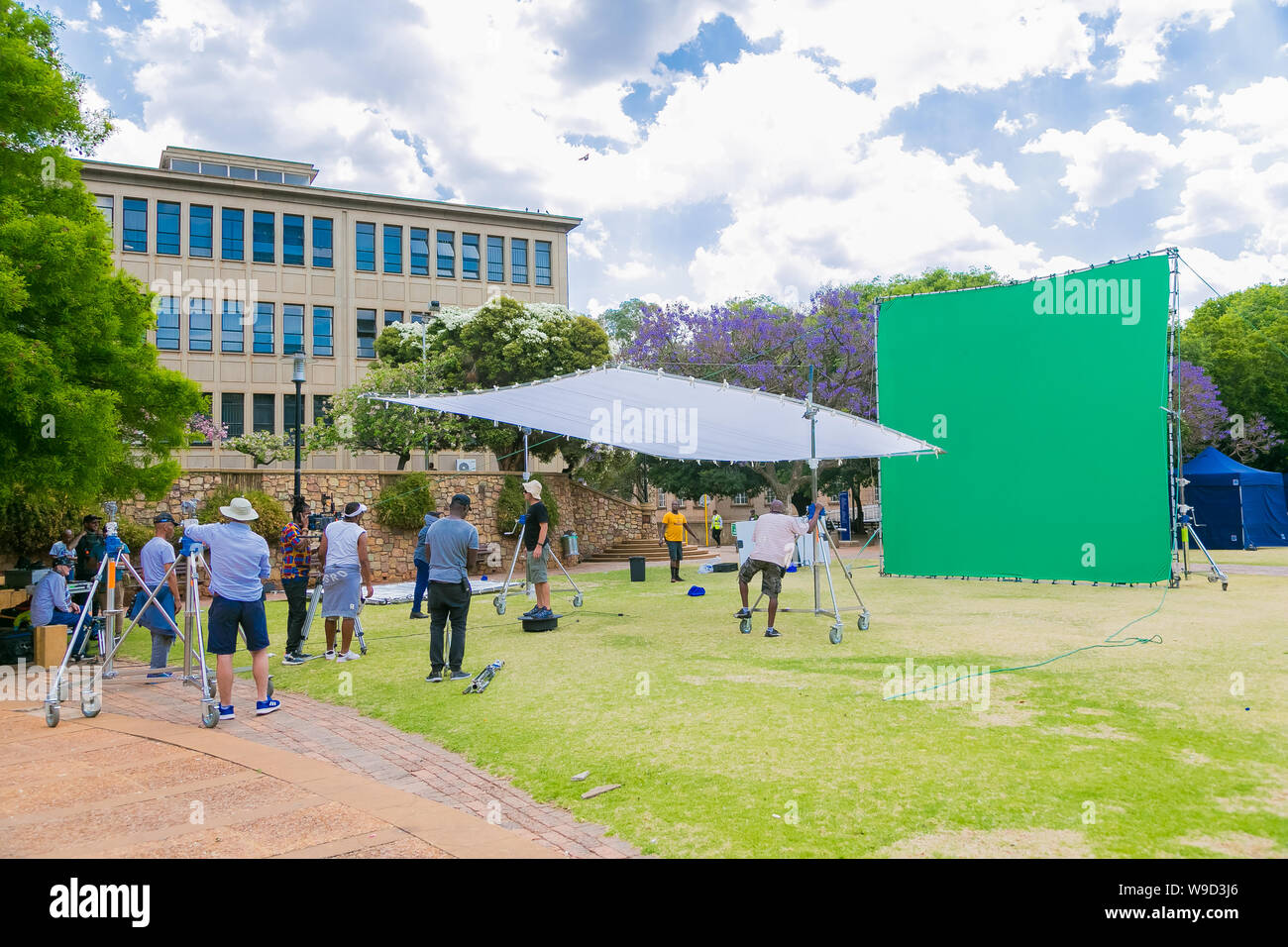 Johannesburg, South Africa October 09 2018 Behind the scenes of a