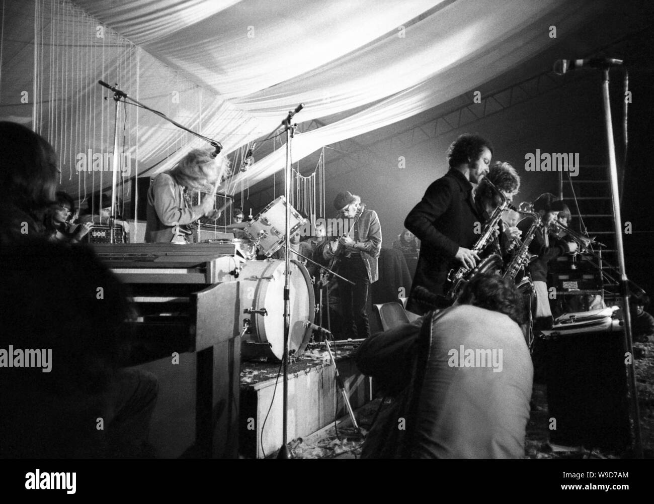 Soft Machine Group at the Amougies Festival, October 24 to 28, 1969