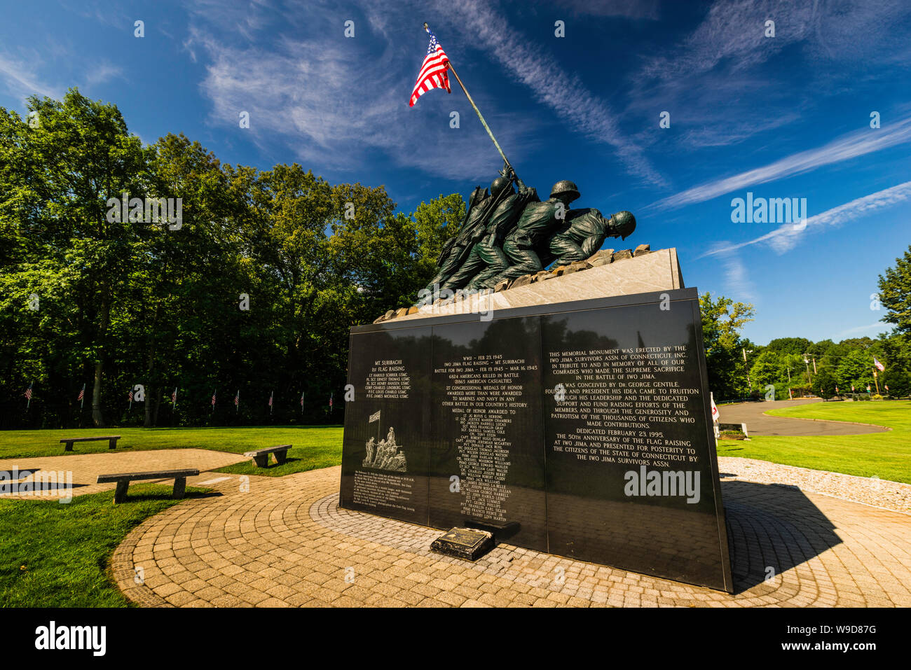 National Iwo Jima Memorial   Newington, Connecticut, USA Stock Photo