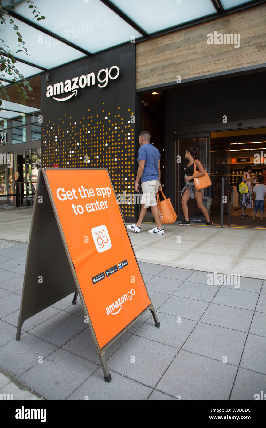 AMAZON GO, SEATTLE Stock Photo Alamy