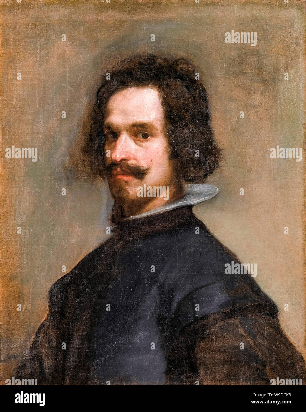 Diego Velázquez, Portrait of a Man, painting, 1630-1635 Stock Photo