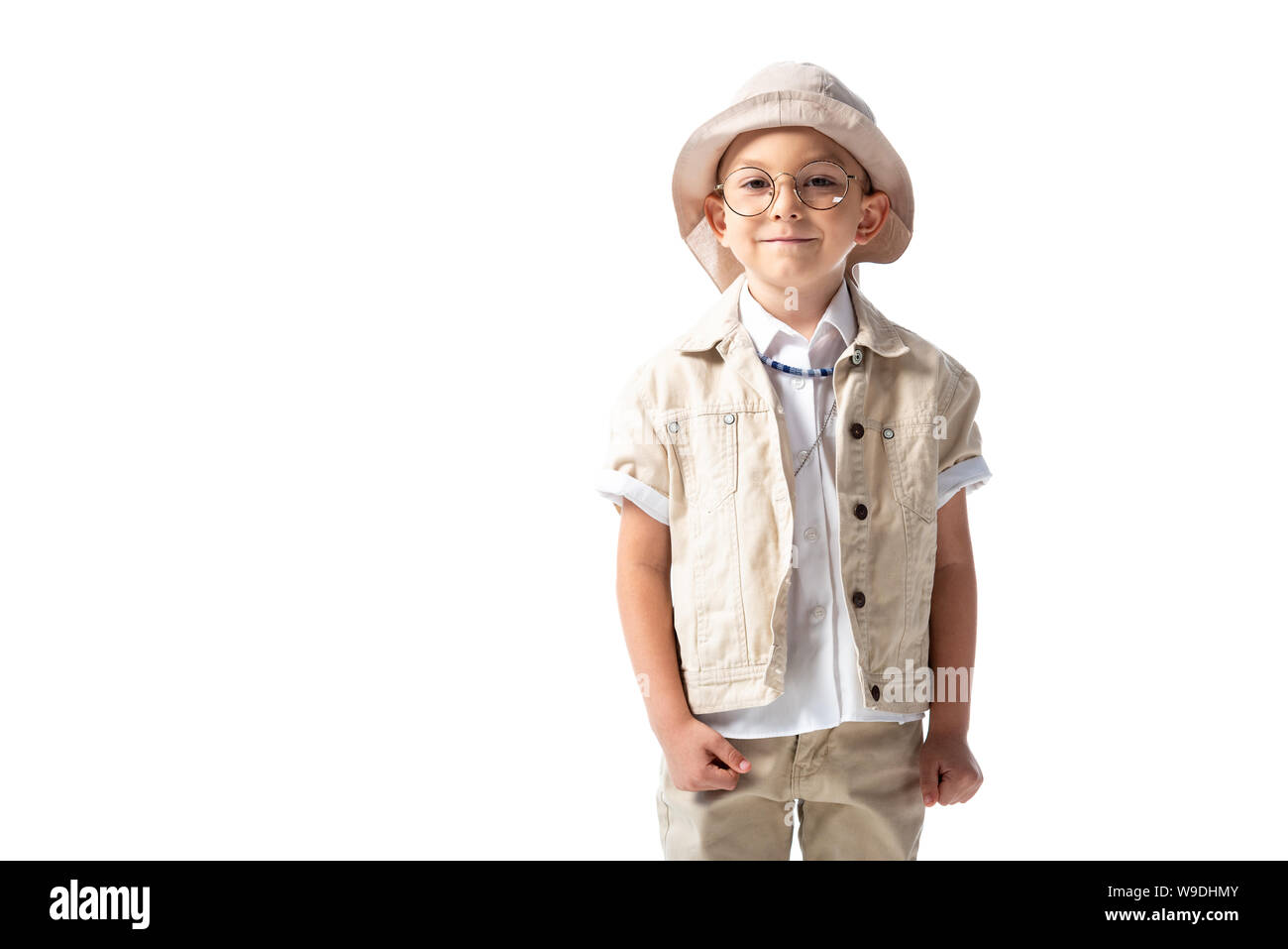 Front view explorer child hi-res stock photography and images - Alamy