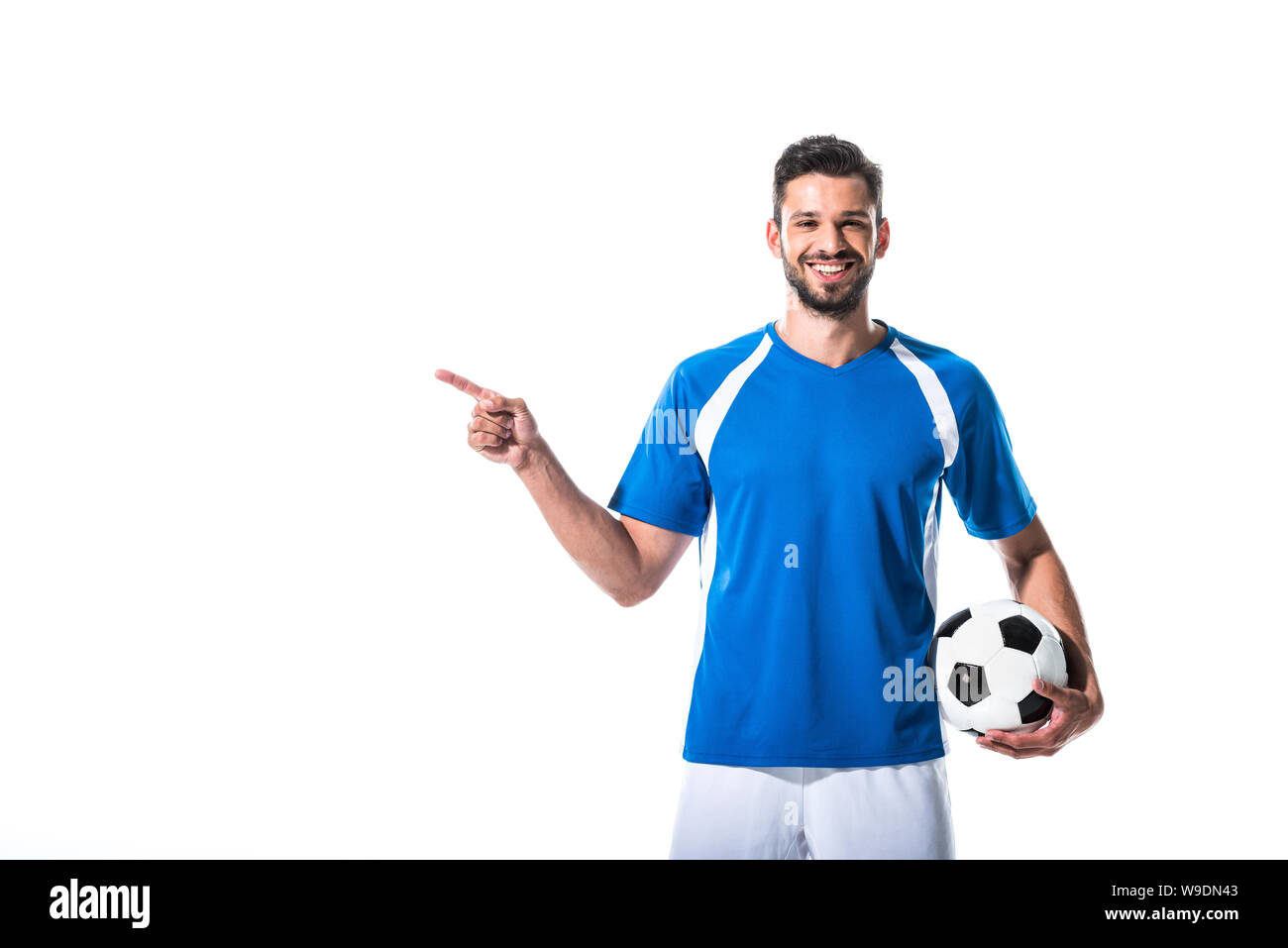 Happy soccer player hi-res stock photography and images - Alamy