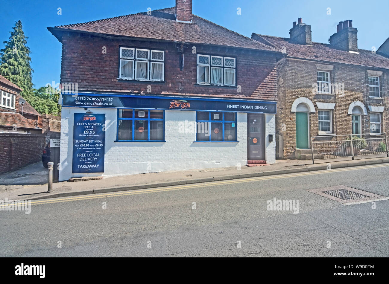Seal Village Indian Restaurant Kent Stock Photo Alamy