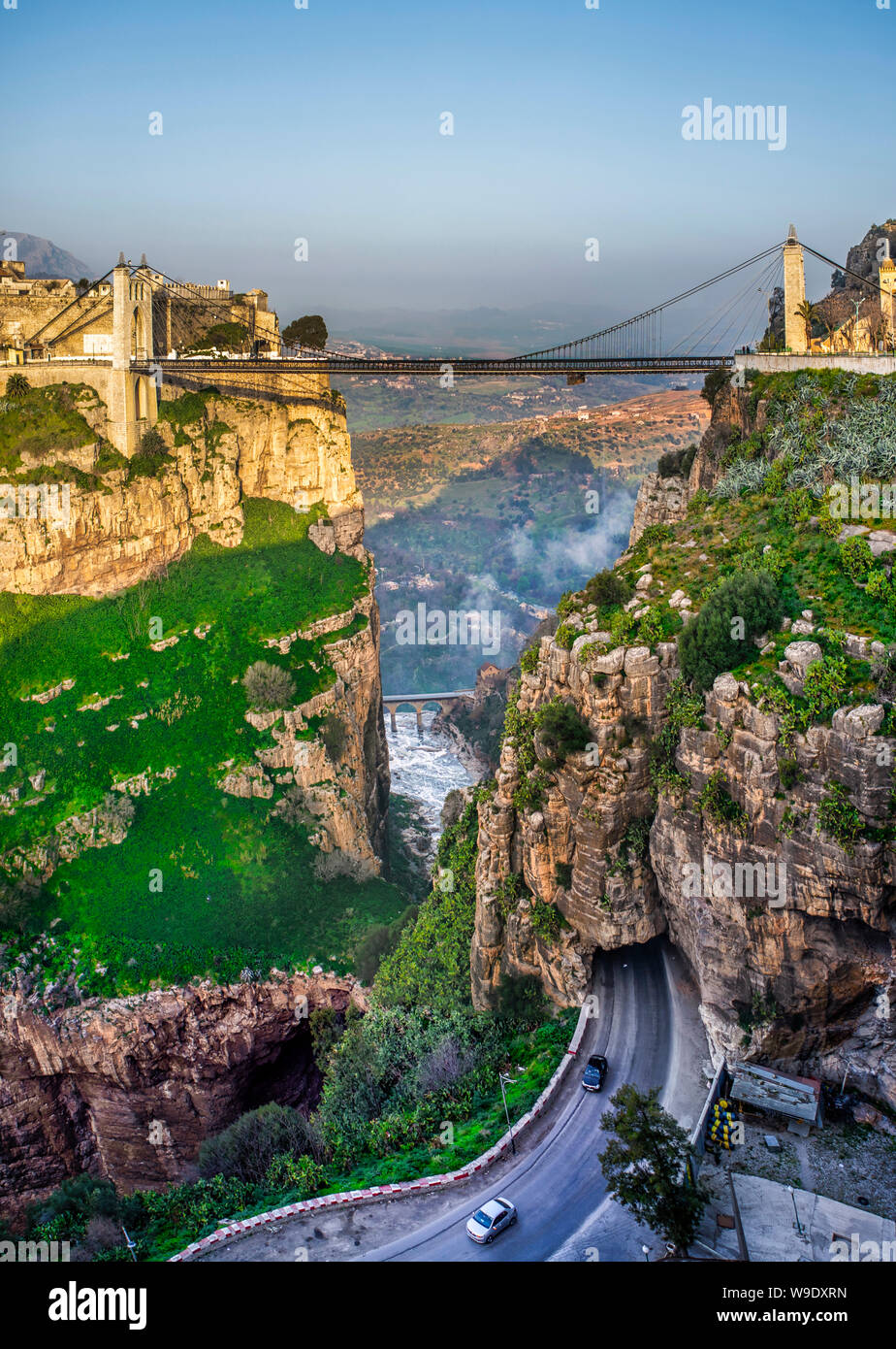 Algeria, Constantine City, Constantine Bridge, Sidi M´Cid Stock Photo -  Alamy