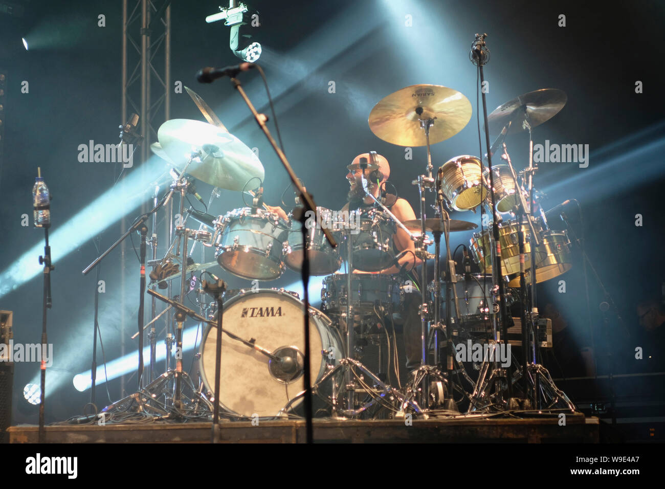 Music, Instruments, Percussion, Drums being played live on stage with