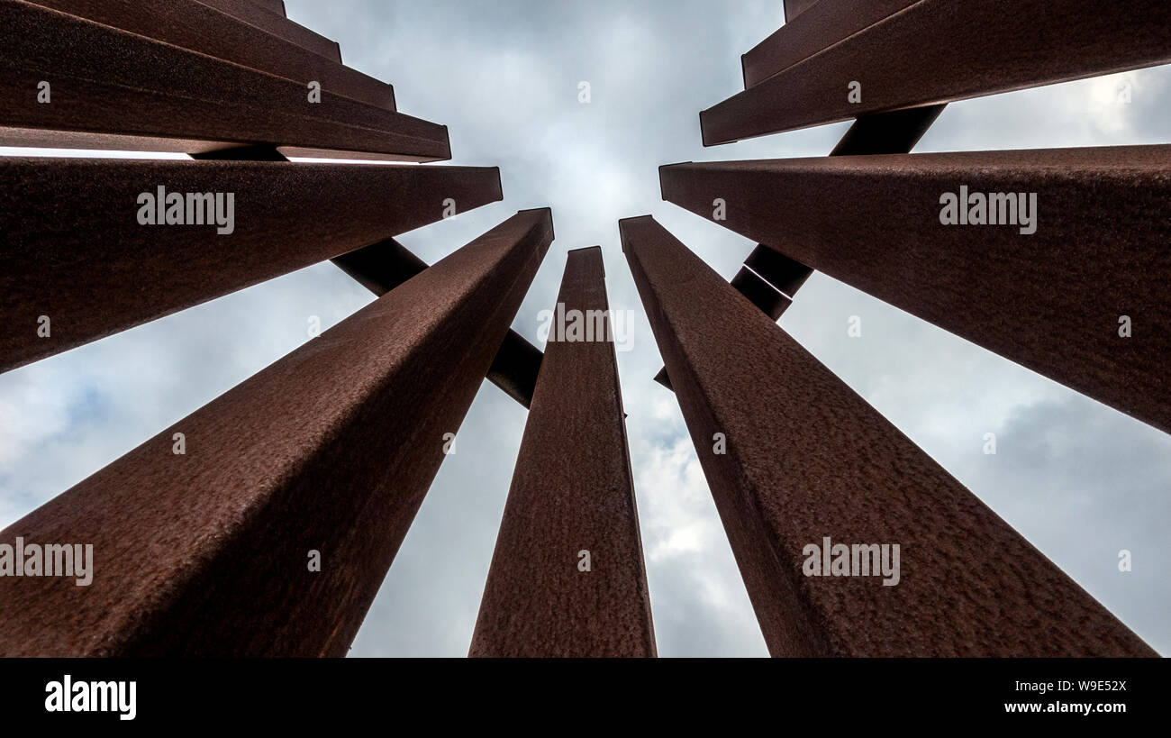 A section of the border wall in Los Indios not far from the