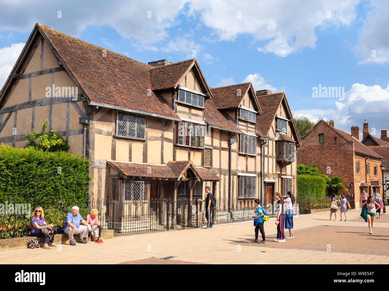 William Shakespeare's birthplace Stratford-upon-Avon William Shakespeare's birthplace Stratford upon Avon Warwickshire England UK GB Europe Stock Photo