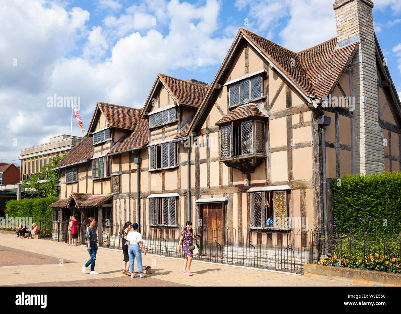 Stratford-upon-Avon William Shakespeare's birthplace Stratford upon Avon Warwickshire England UK GB Europe Stock Photo