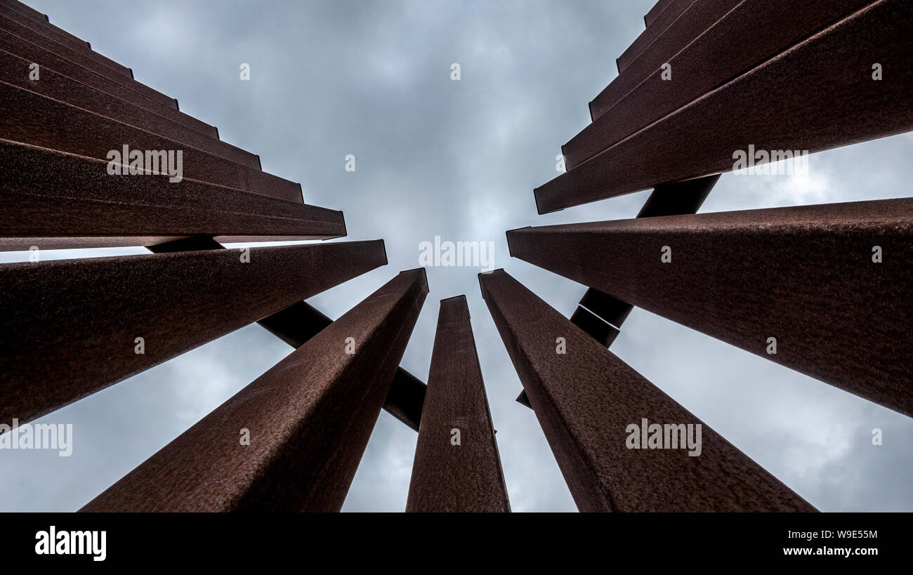 A section of the border wall in Los Indios not far from the