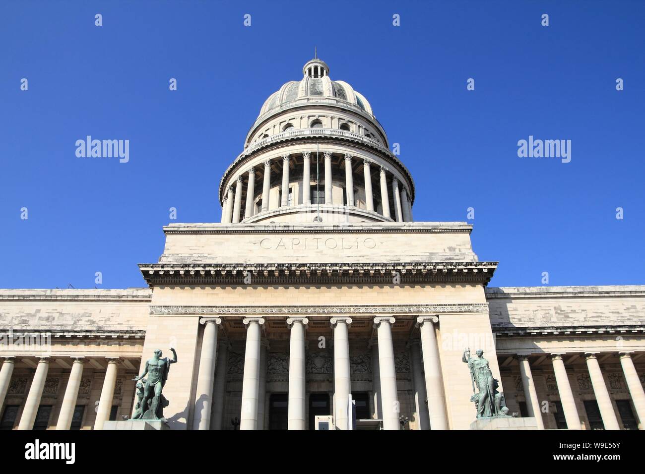 Havana Capitol in Cuba government building. Classical architecture