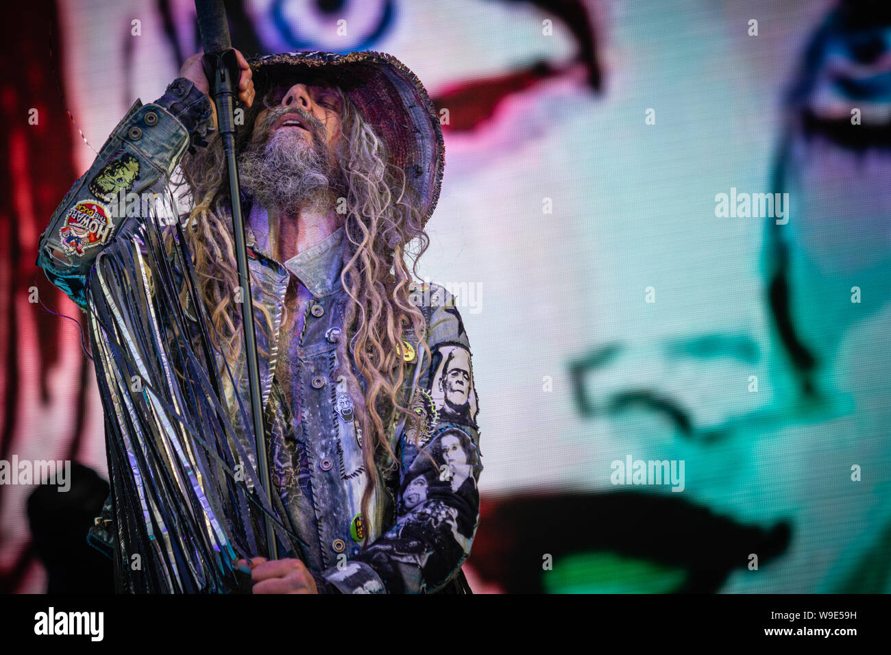 Rob Zombie performing live on the 2019 Copenhell festival in Copenhagen Stock Photo