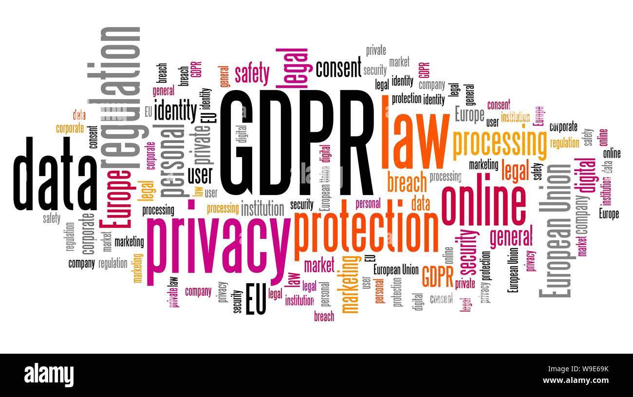 GDPR concept - General Data Protection Regulation. Data protection and ...